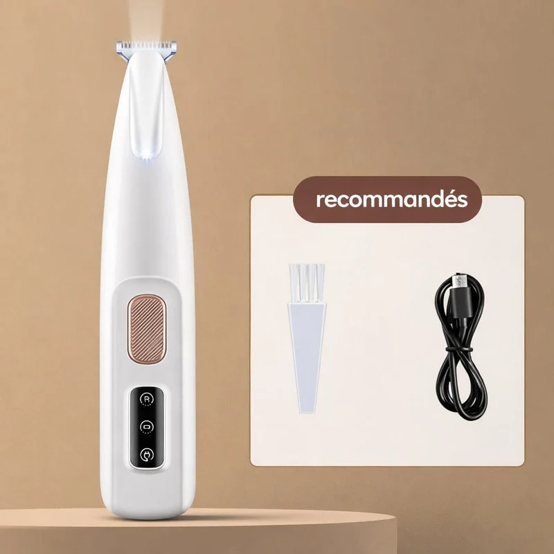 Mini Tondeuse Précision LED Chien Chat