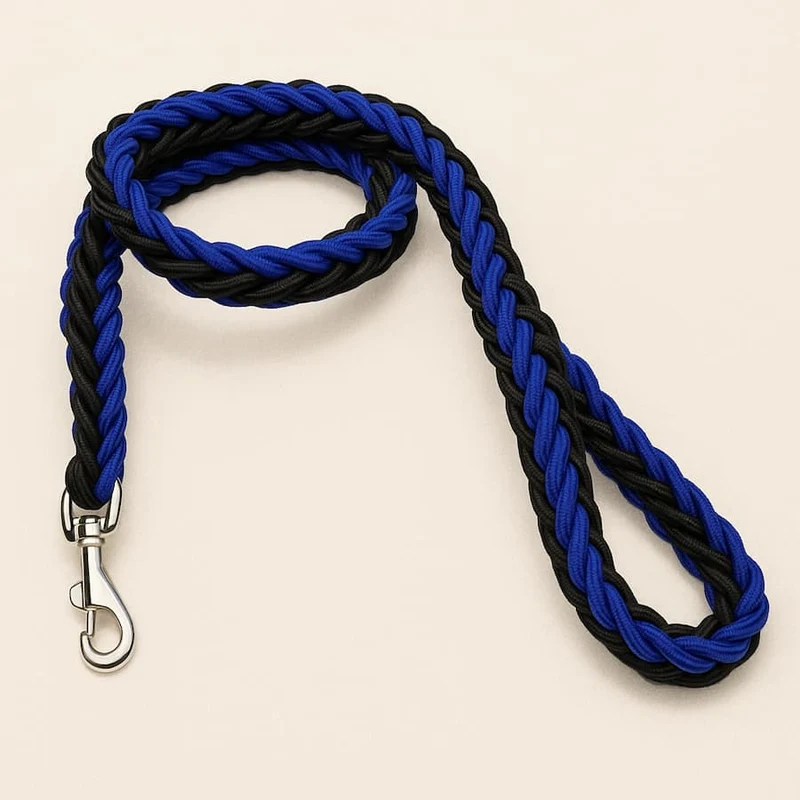 Laisse Corde Tressée Gros Chien 5 Coloris
