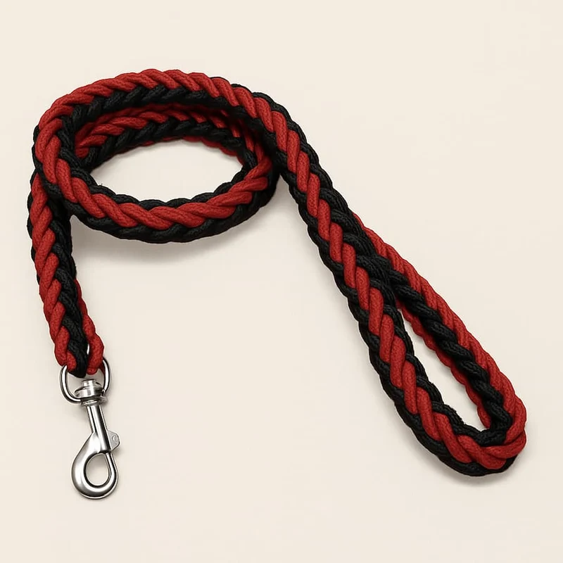 Laisse Corde Tressée Gros Chien 5 Coloris