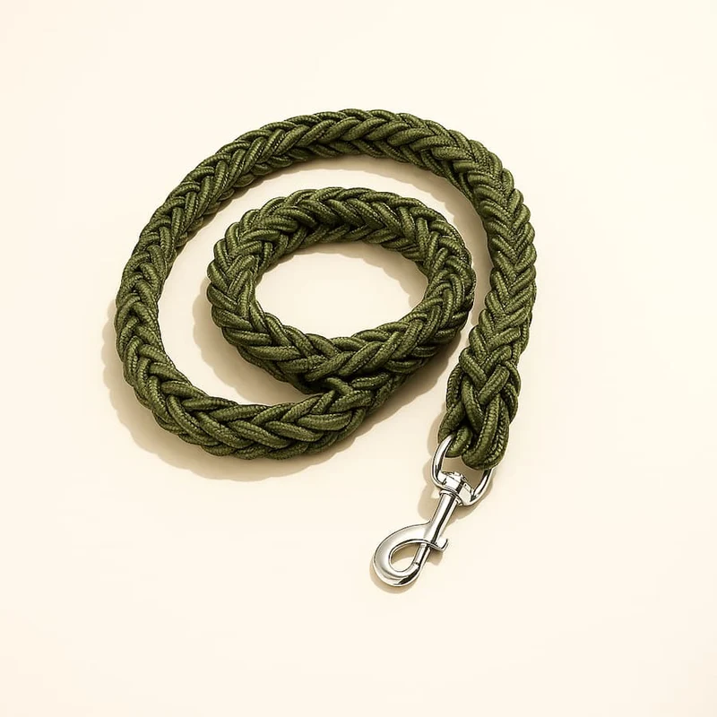 Laisse Corde Tressée Gros Chien 5 Coloris