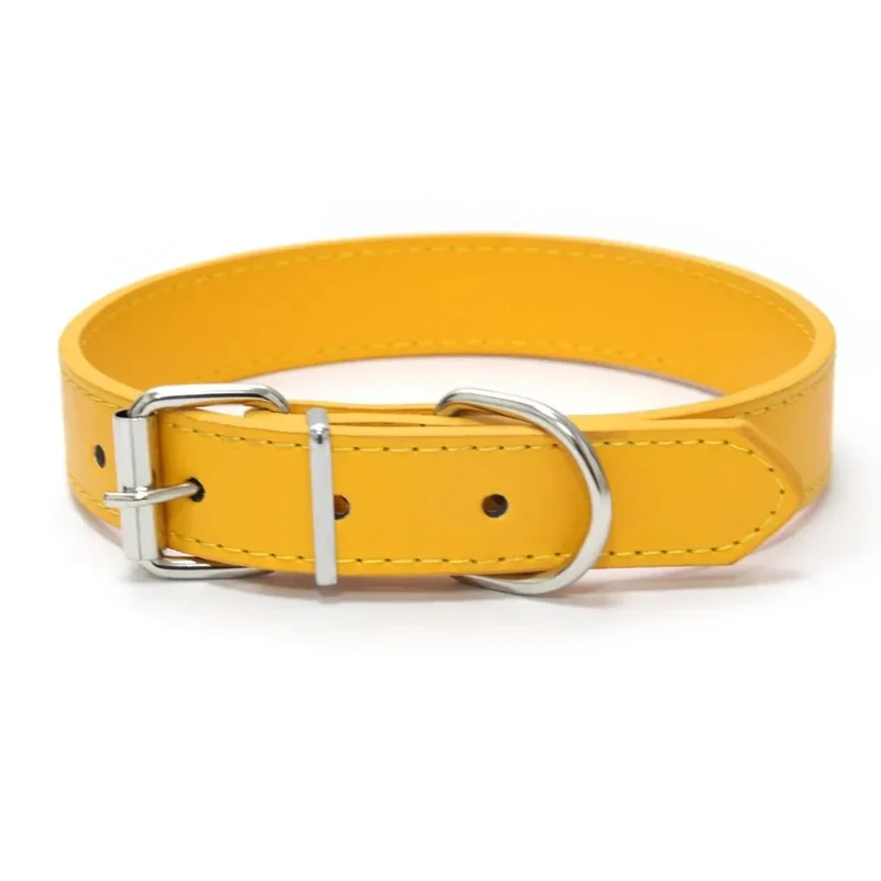 Collier Simili Cuir Ajustable Multicolore Chien
