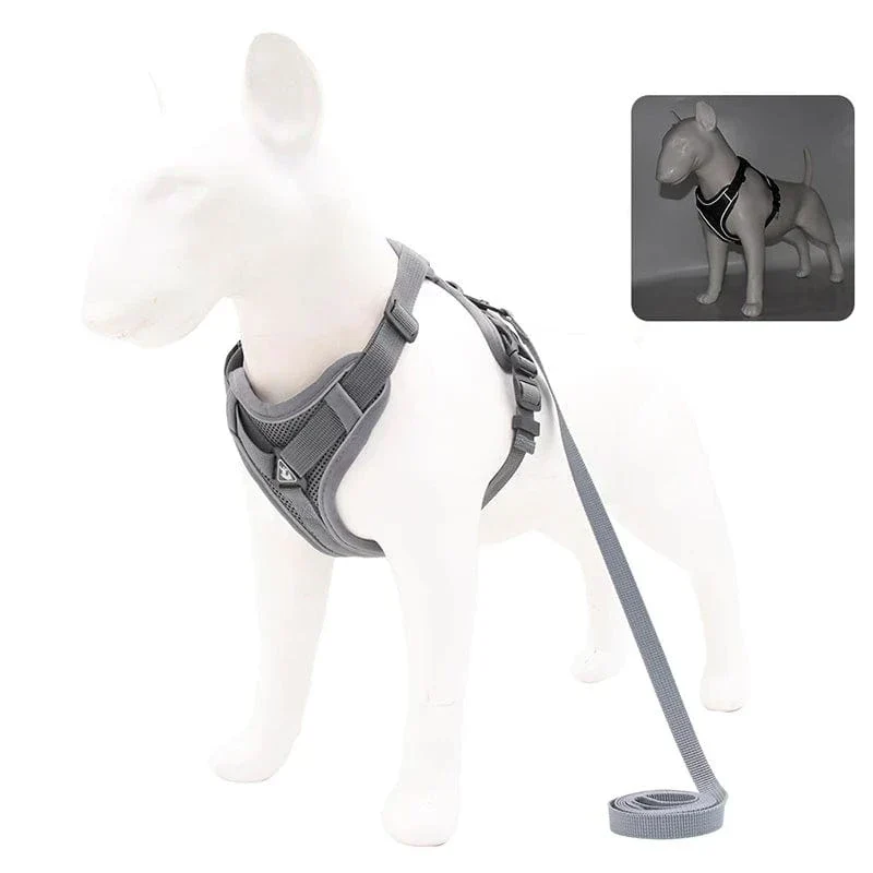 Harnais Réfléchissant Ajustable Chien 6 Coloris