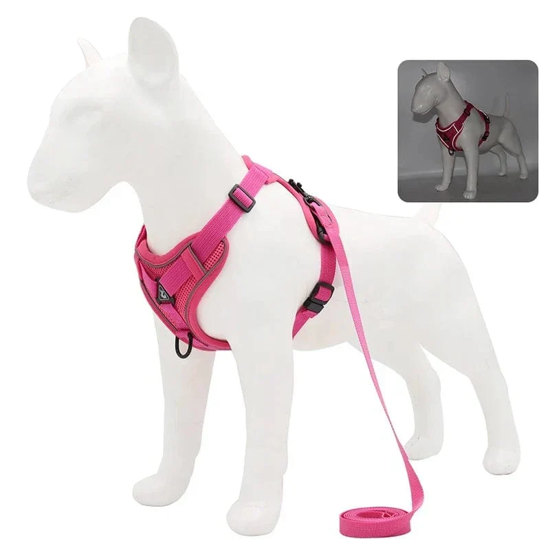 Harnais Réfléchissant Ajustable Chien 6 Coloris