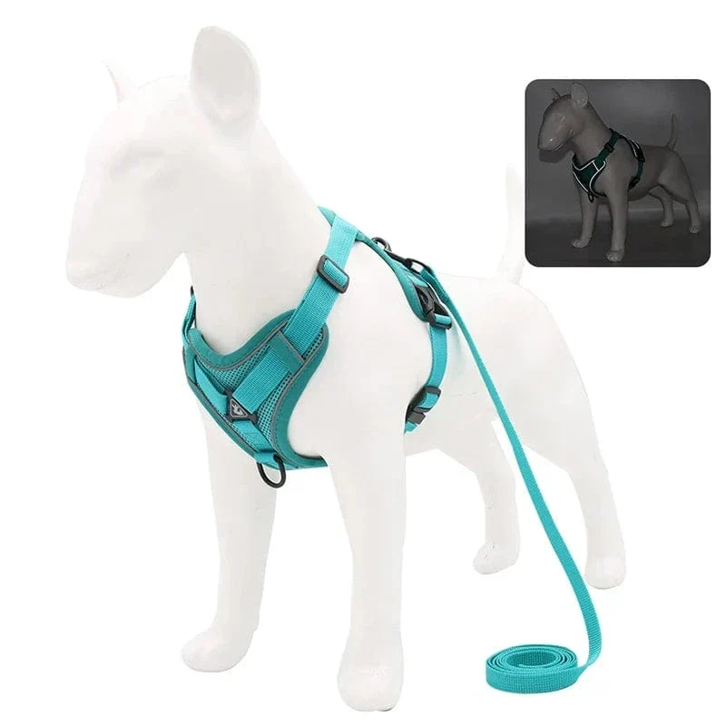 Harnais Réfléchissant Ajustable Chien 6 Coloris
