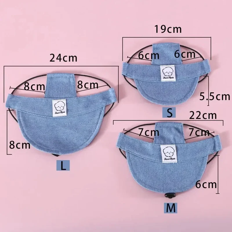 Casquette Sangle Réglable Chien Bleu