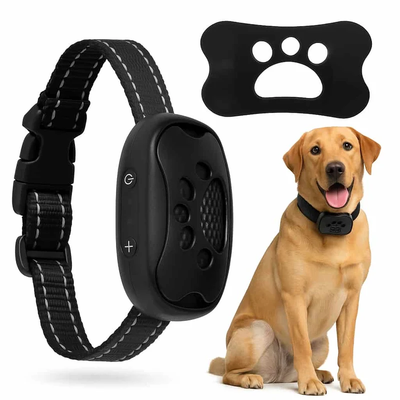 Collier Anti-Aboiement Vibration Sans Choc