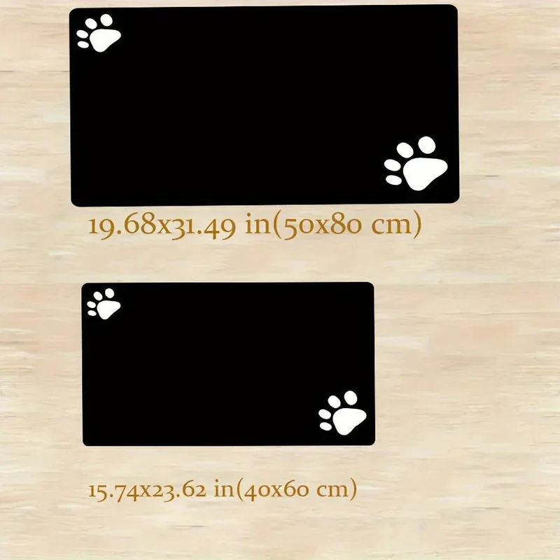 Tapis Gamelle Anti-Dérapant Chien Imperméable