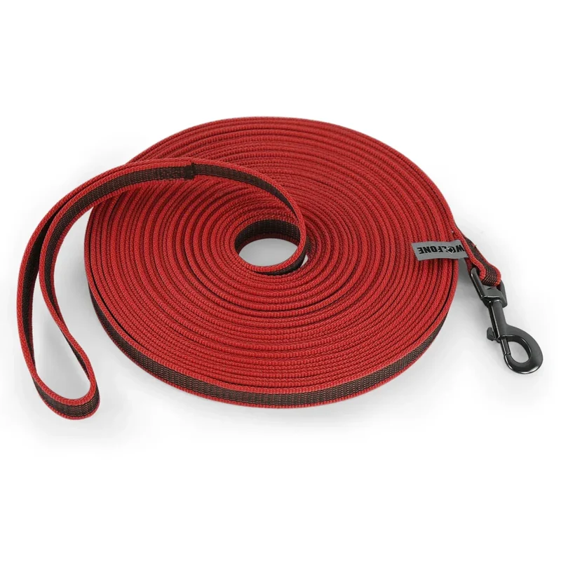 Longe Nylon Dressage Chien 8 Couleurs