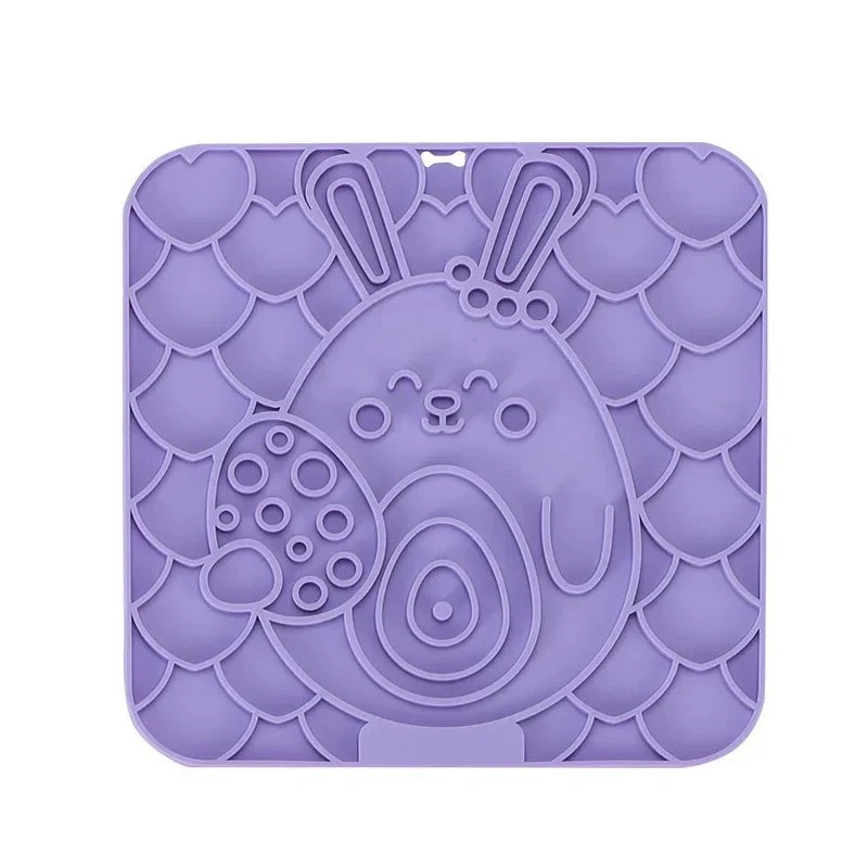 Tapis Silicone Gamelles Antidérapant Chien