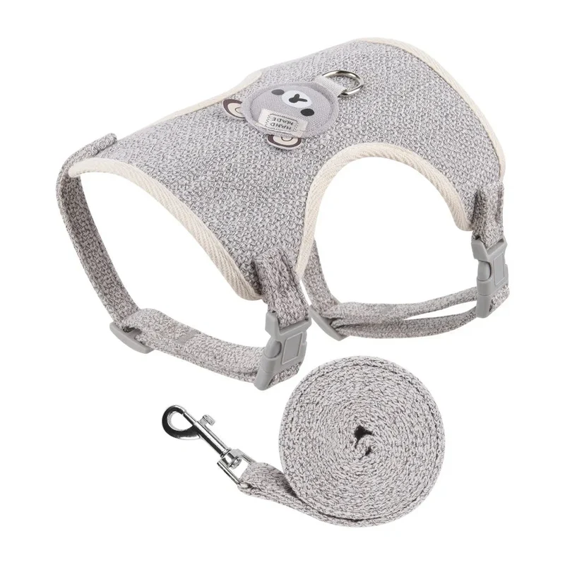 Set Harnais Laisse Nylon Coloré Gros Chien