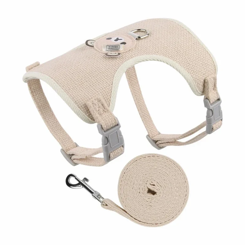 Set Harnais Laisse Nylon Coloré Gros Chien