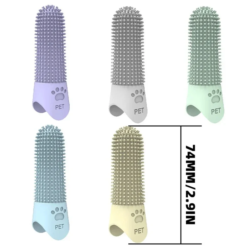 Brosse Dentaire Doigt Silicone Gros Chien