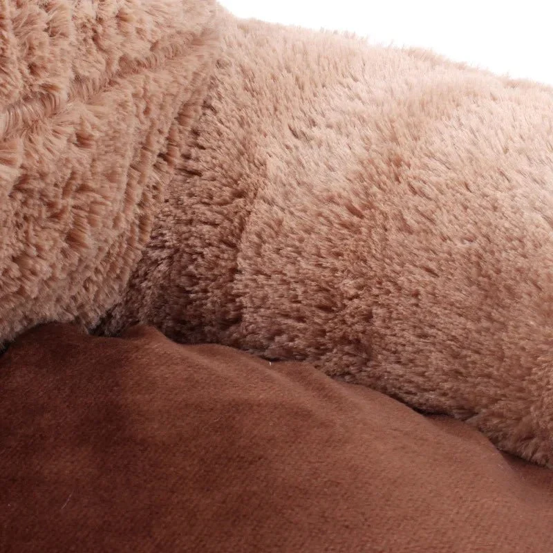 Panier Velours Motif Patte Gros Chien 4 Tailles