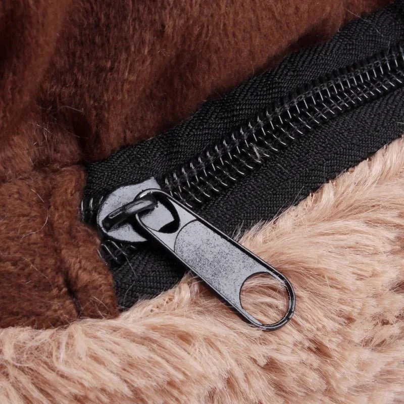 Panier Velours Motif Patte Gros Chien 4 Tailles