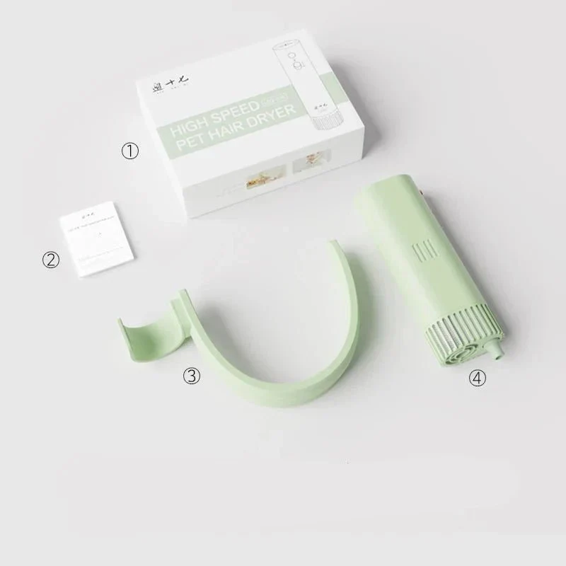 Pulseur Silencieux Mains Libres Chien Vert