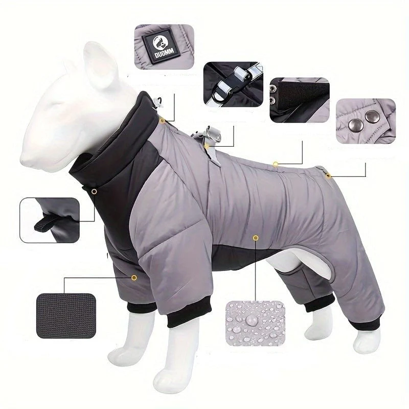 Veste Hiver Isolante pour Grand Chien