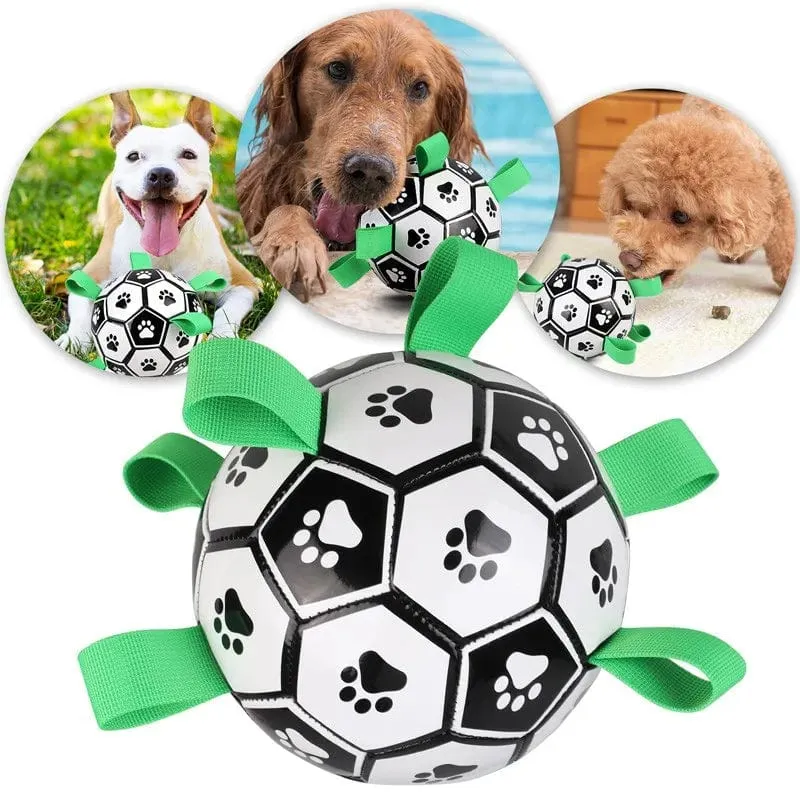 Balle Interactive Chien Laisse Intégrée 19cm
