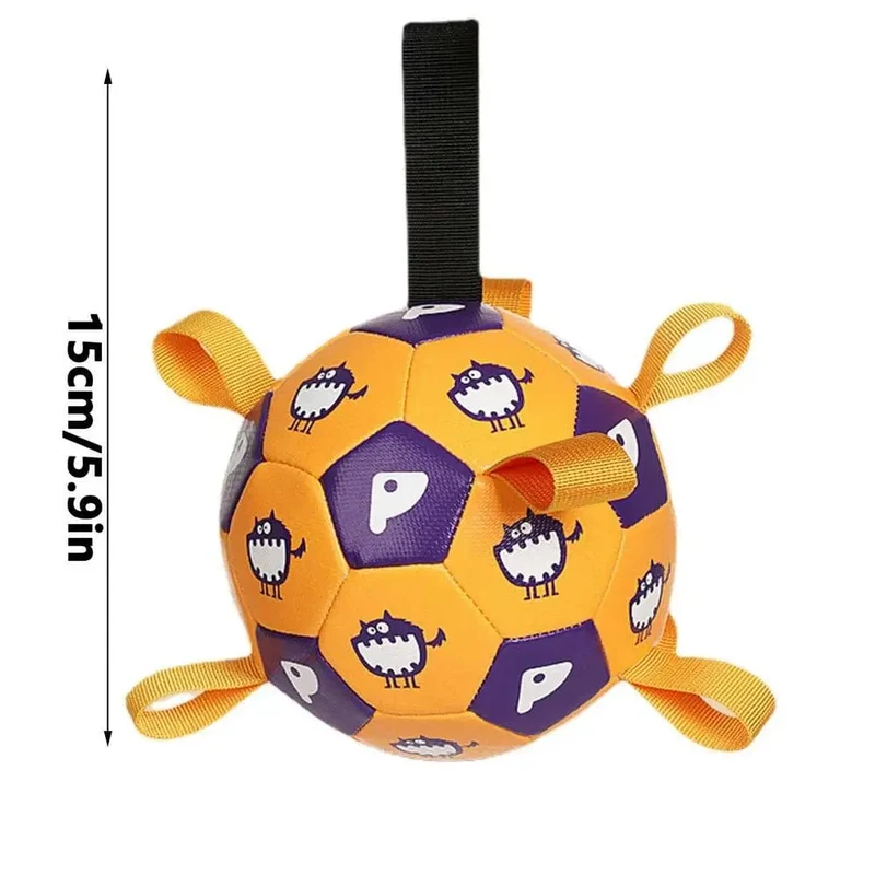 Balle Interactive Chien Laisse Intégrée 19cm