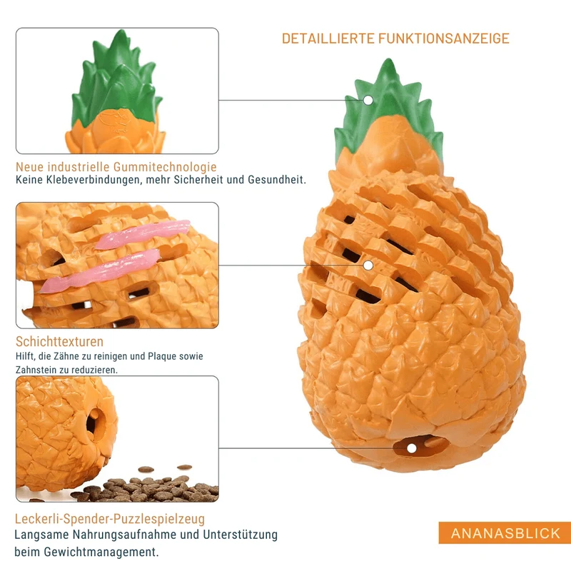 Jouet Ananas Caoutchouc Gros Chien Mordeur