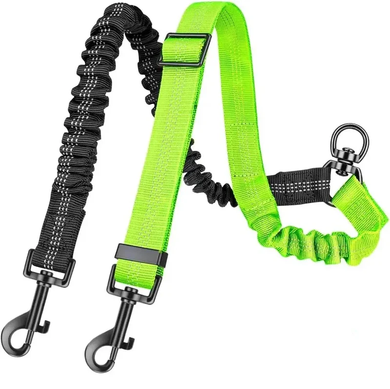 Laisse Double Rétractable Extensible Deux Chiens