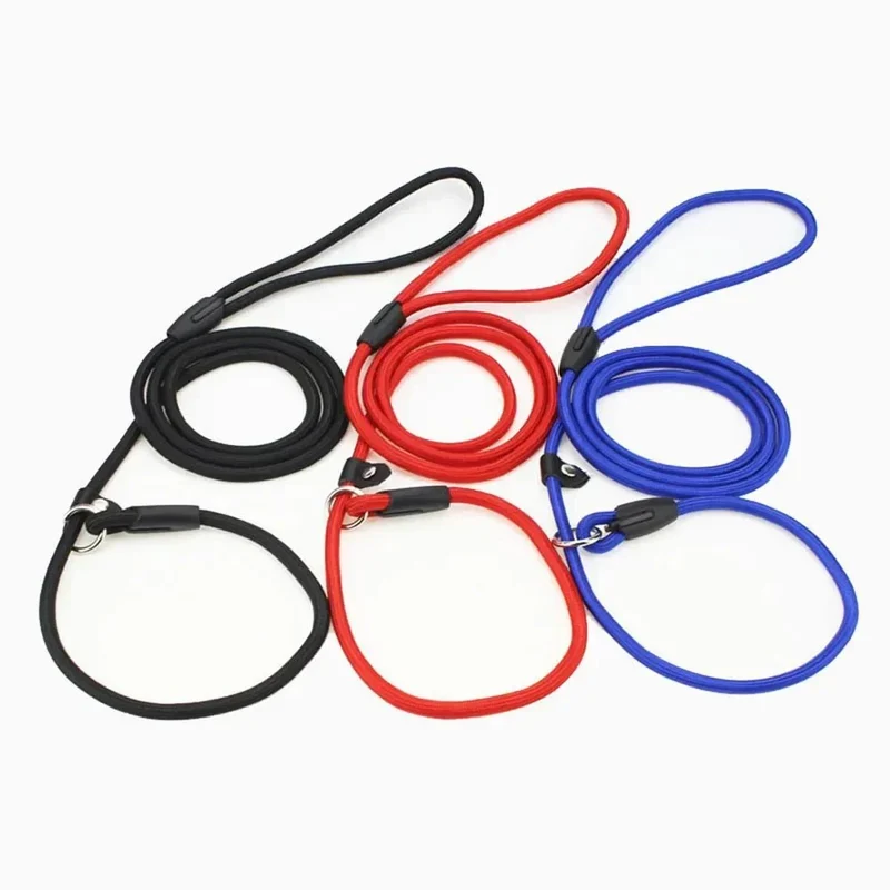Laisse Lasso Nylon Entraînement Chien 130cm
