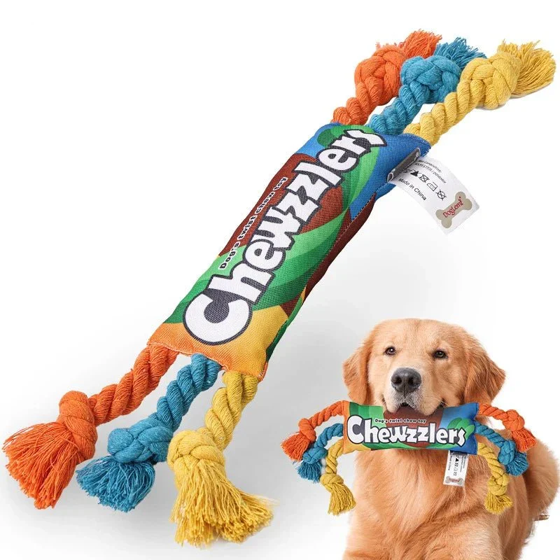Jouet Corde Multicolore Résistant pour Chien