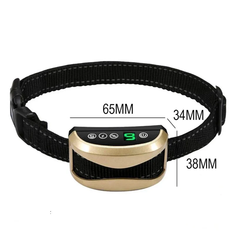 Collier Anti-Aboiement Multifonctions Rechargeable Chien