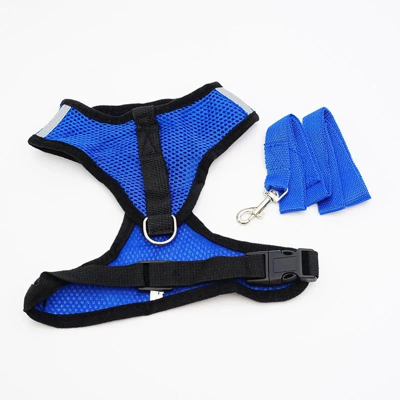 Harnais Gilet Réfléchissant Respirant Chiot Sécurité