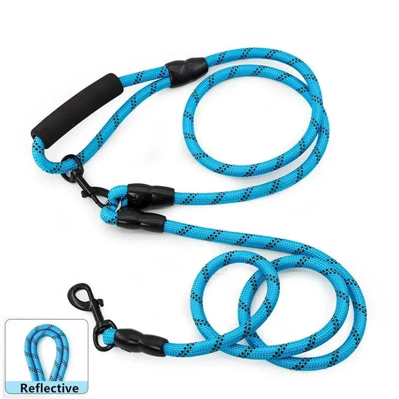 Laisse Lasso Réfléchissante Haute Visibilité Chien