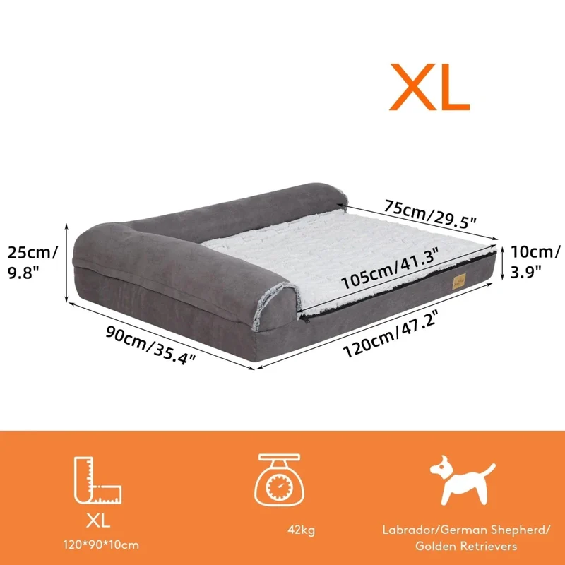 Coussin Orthopédique Grand Chien L à 2XL