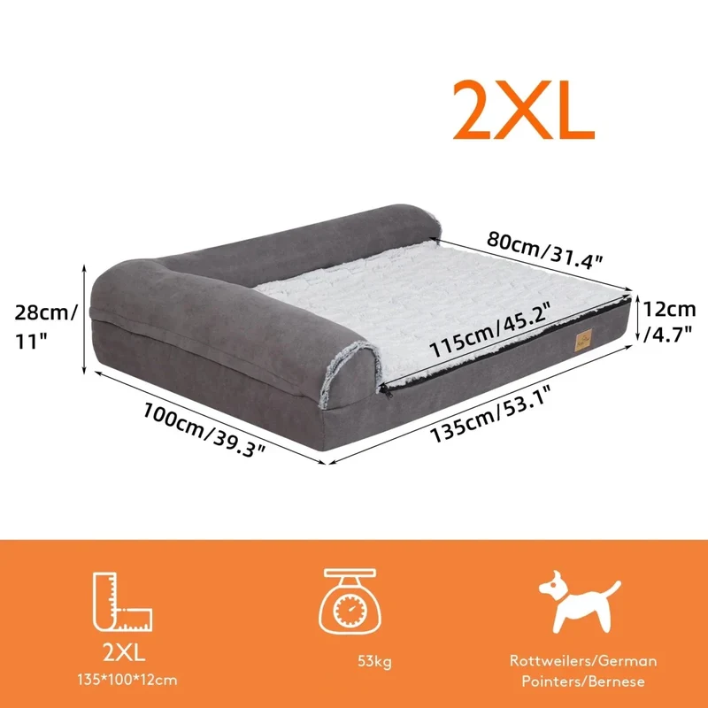 Coussin Orthopédique Grand Chien L à 2XL