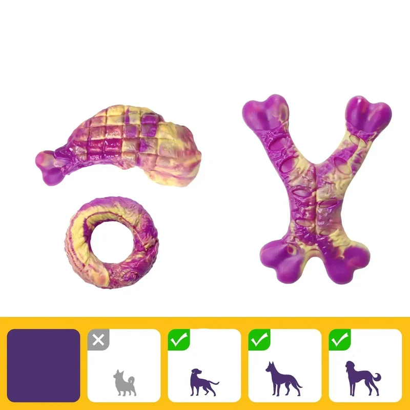 Jouet Mâcher Nylon Chien Ultra-Résistant Saveur