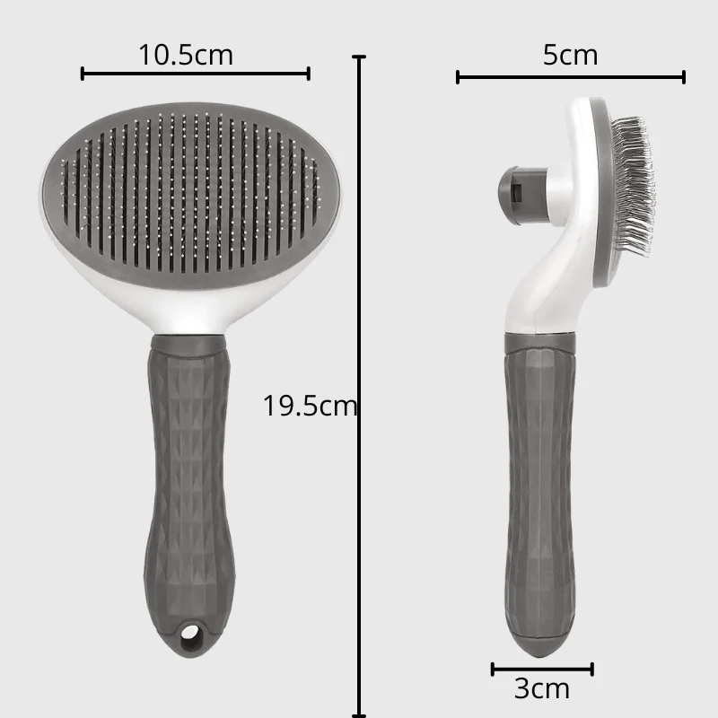 Brosse Toilettage Gros Chien Picots Acier