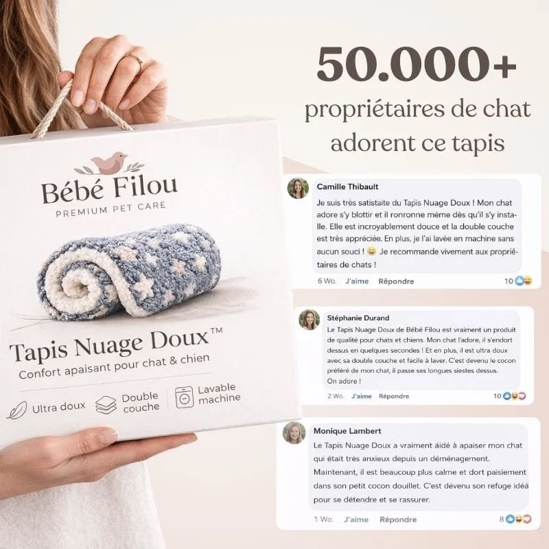 Tapis Nuage Doux Apaisant Chien 11 Modèles
