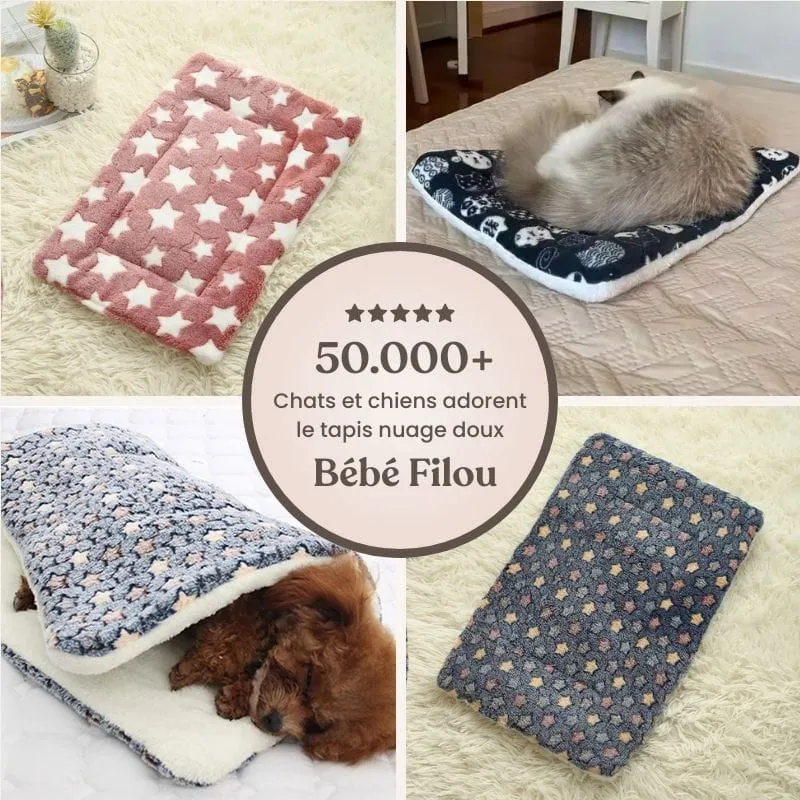 Tapis Nuage Doux Apaisant Chien 11 Modèles