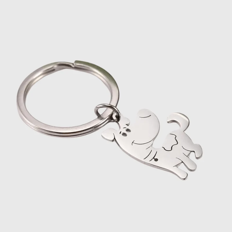 Porte-Clé Métal Design Chien 6 Modèles