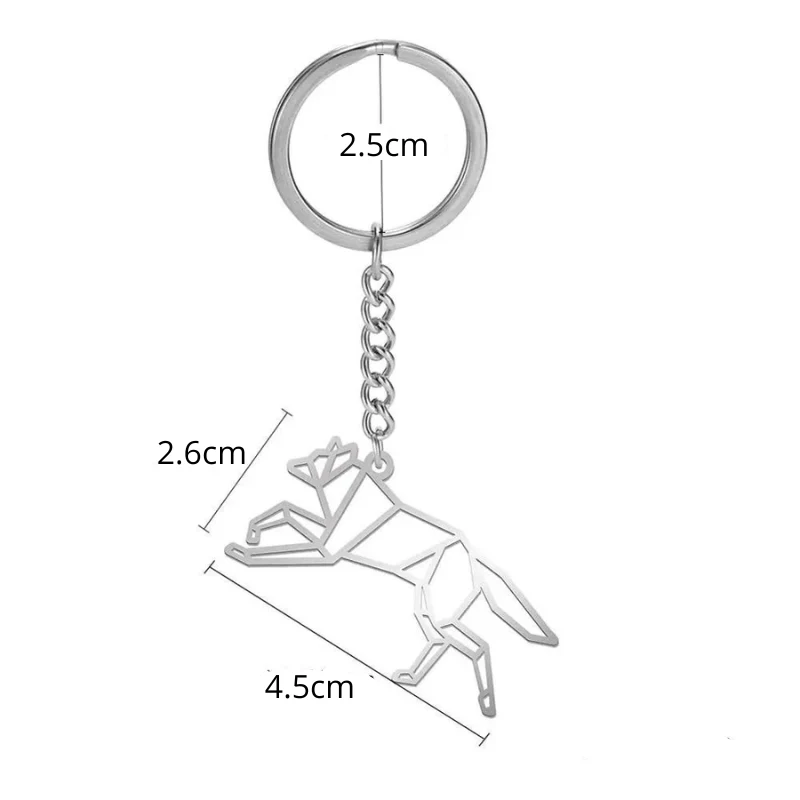 Porte-Clé Métal Design Chien 6 Modèles