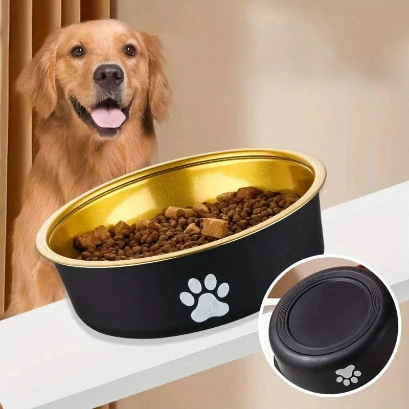 Gamelle Inox Antidérapante Chien Taille Variée