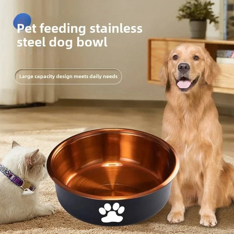 Gamelle Inox Antidérapante Chien Taille Variée