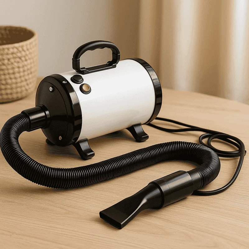 Séchoir Soufflant Silencieux 2000W Chien Blanc