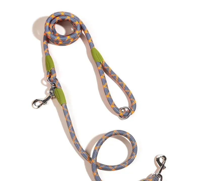 Laisse Anneau Mains Libres Gros Chien Nylon