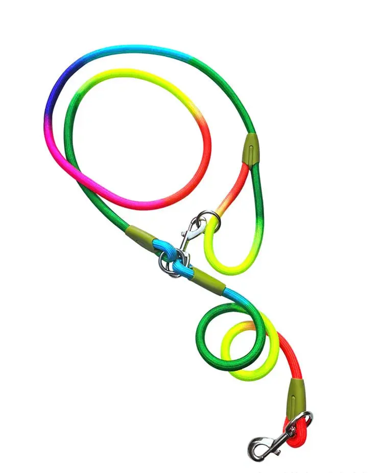 Laisse Anneau Mains Libres Gros Chien Nylon