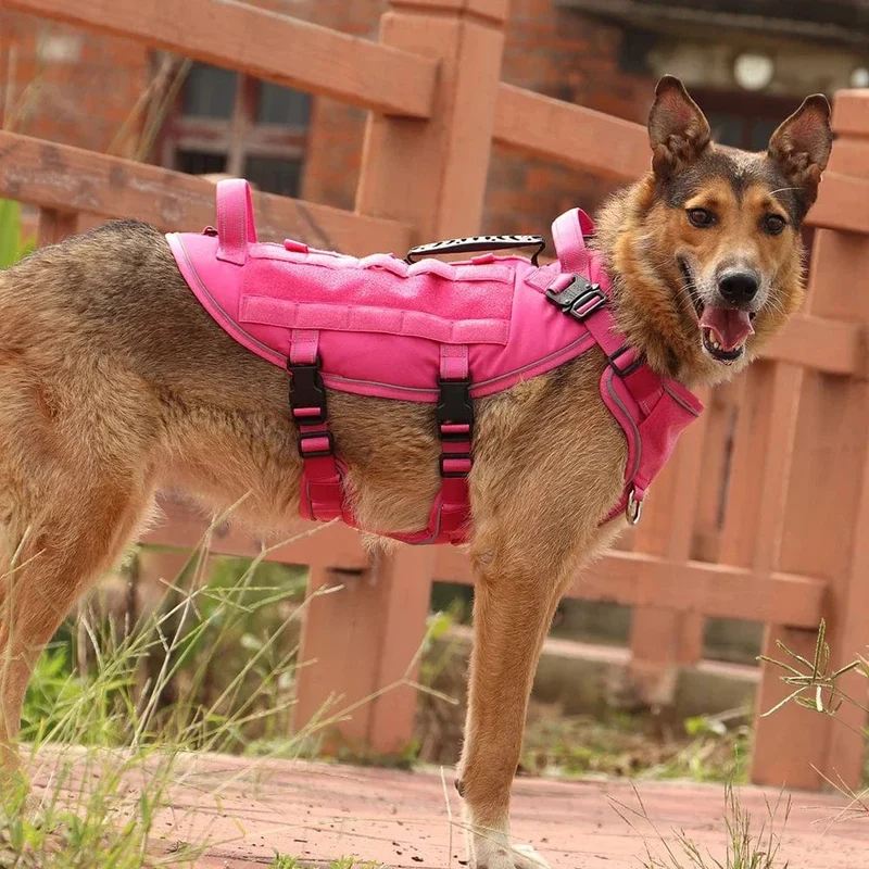 Harnais Anti-Traction Kaki Rose Chien