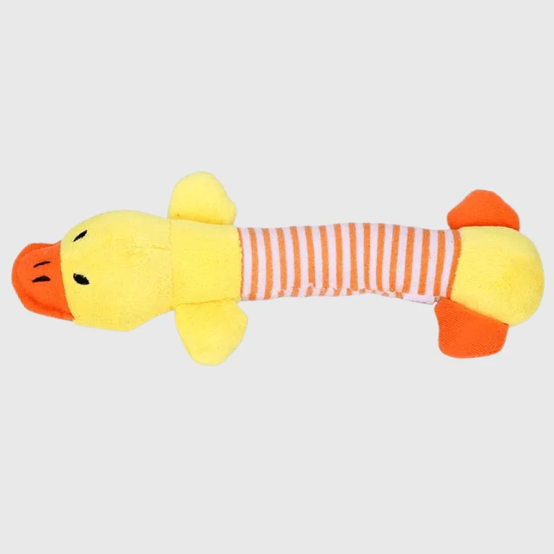 Peluche Longue Chien 25cm Éléphant Canard