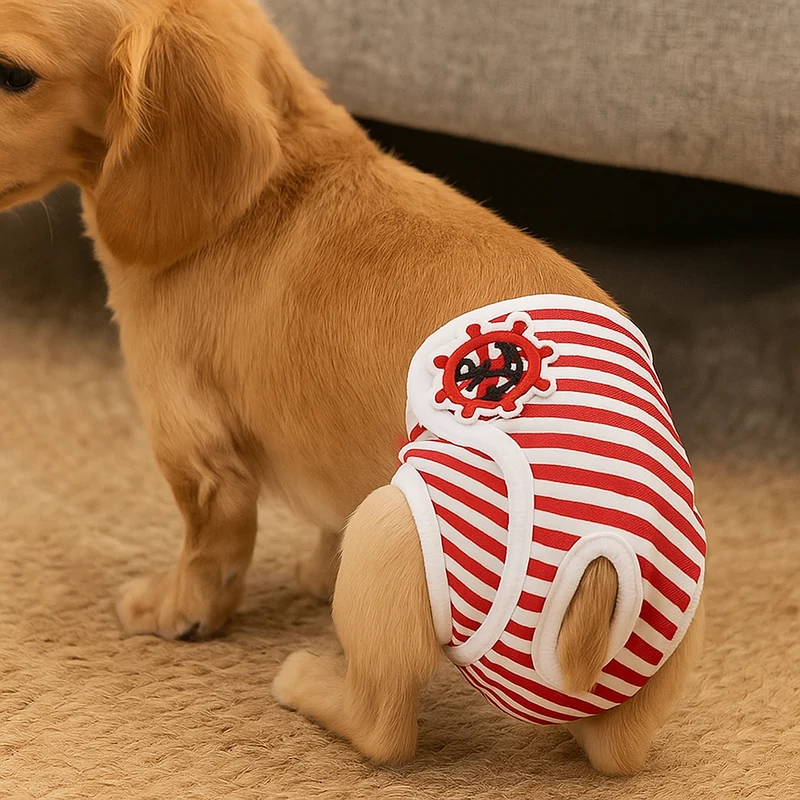 Culotte Hygiénique Réutilisable Chien Lot 2