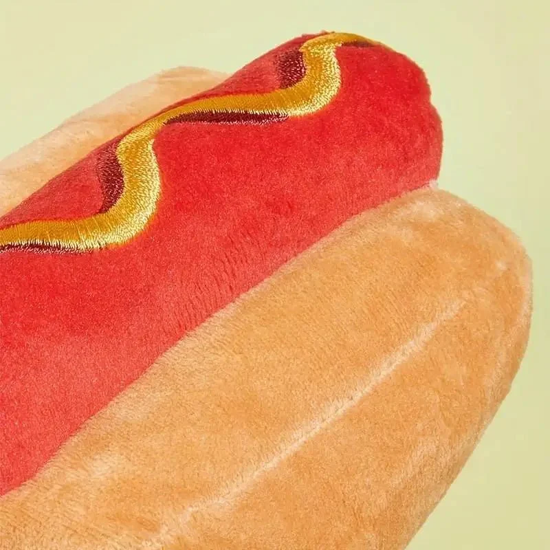 Peluche Hot-Dog Sonore Chiot Mignonne