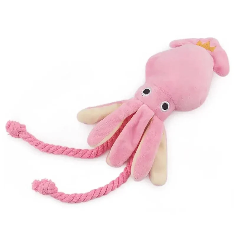 Jouet Pieuvre Peluche Corde Gros Chien