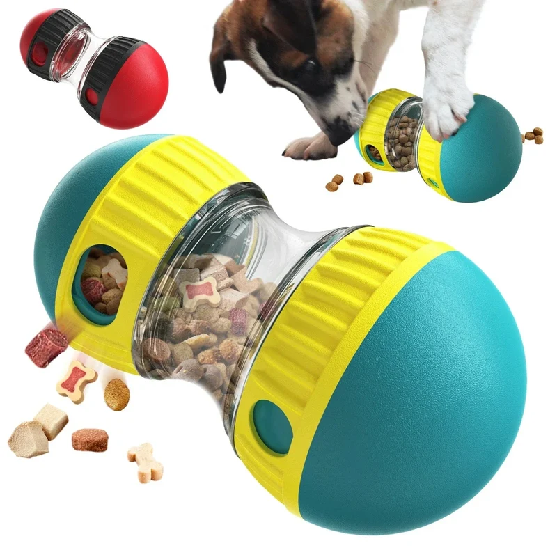 Jouet Distributeur Croquettes Chien Anti-Glouton