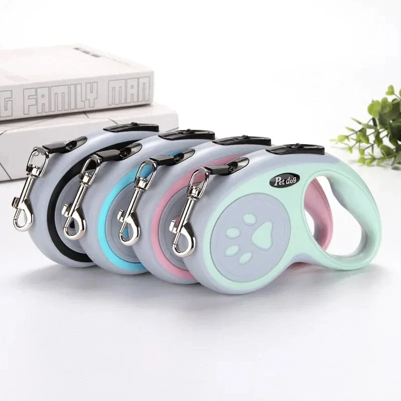 Laisse Rétractable Chien 3m 5m 4 Coloris