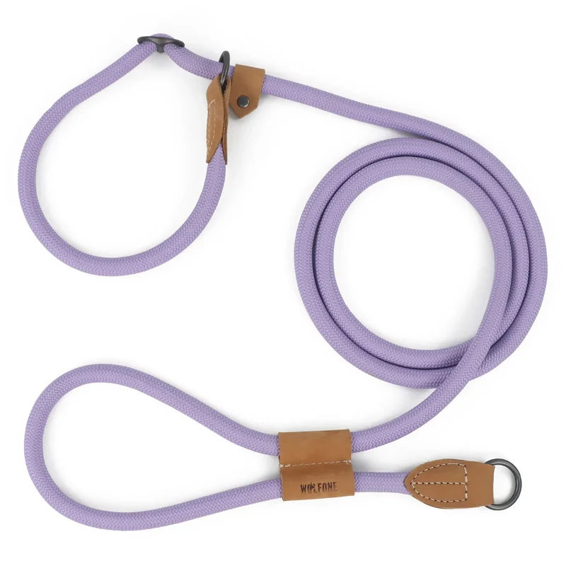 Laisse Lasso Chien Nylon Colorée 2 à 3 Mètres